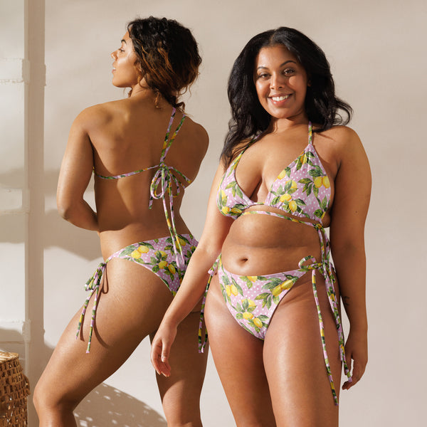 [Fruitilicious] Citrus Pop Recycled String Bikini