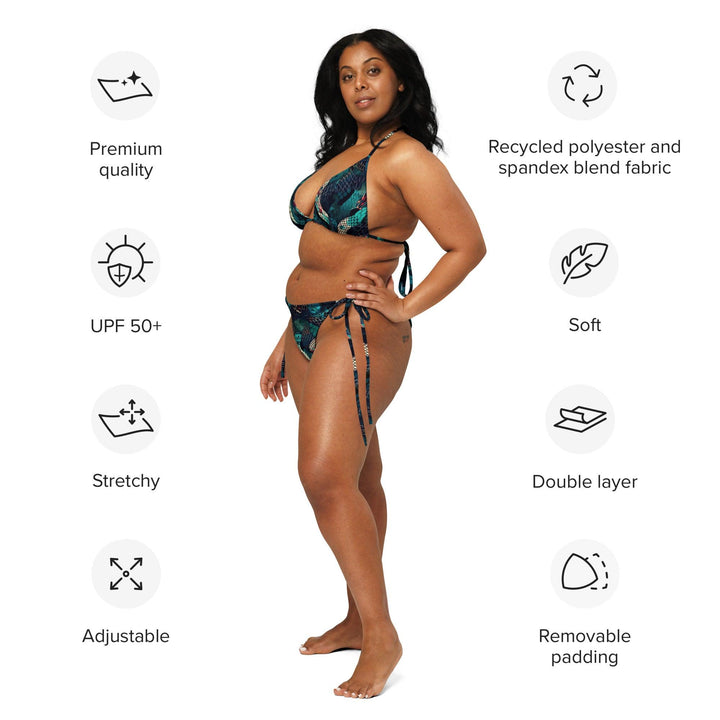 [Wild Side] Slick n Scale String Bikini Swimsuit The Hyper Culture