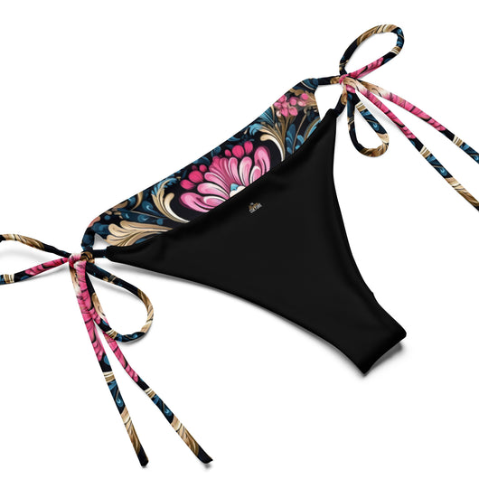 [Floral Bloom] Royal Flora String Bikini Swimsuit The Hyper Culture