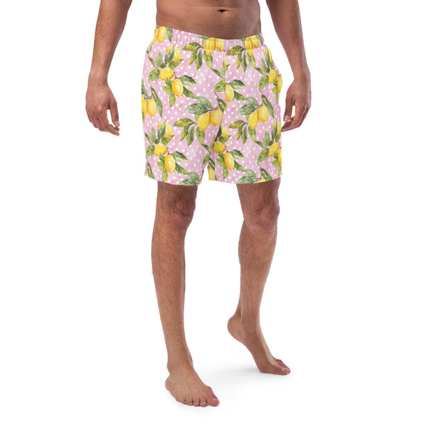 [Fruitilicious] Citrus Pop Men's Swim Trunks