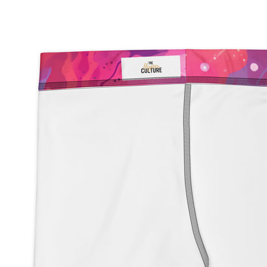 [Luxe Chic] Blush Galactic Tight Shorts Shorts The Hyper Culture