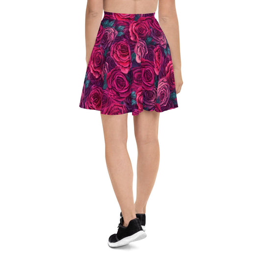 [Floral Bloom] Rose Skater Skirt Skirt The Hyper Culture
