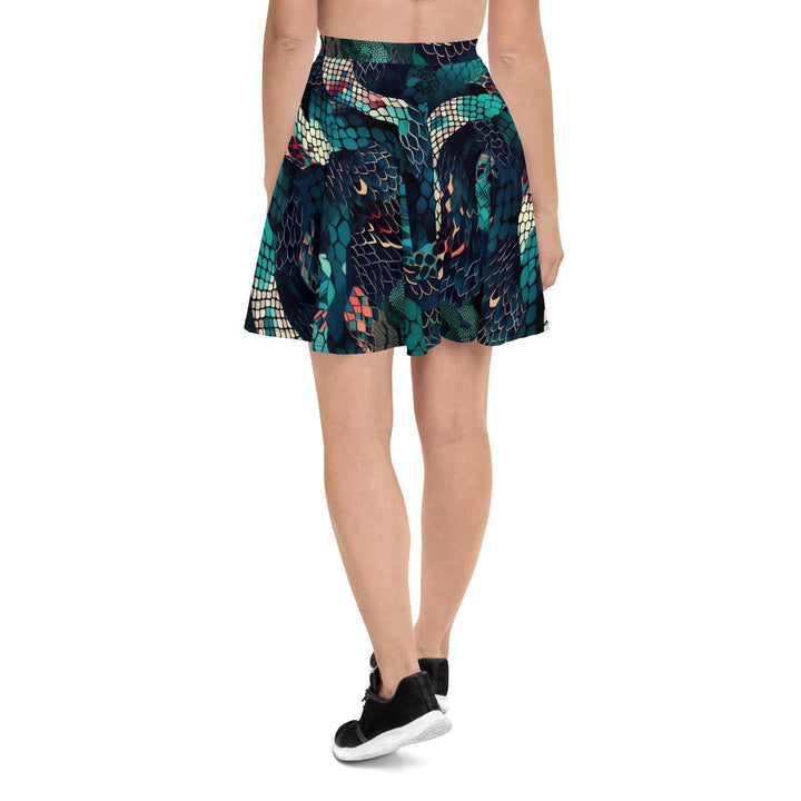 [Wild Side] Sleek n Scale Skater Skirt Skirt The Hyper Culture