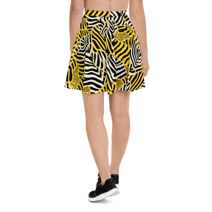 [Wild Side] Zebralicious Skater Skirt Skirt The Hyper Culture