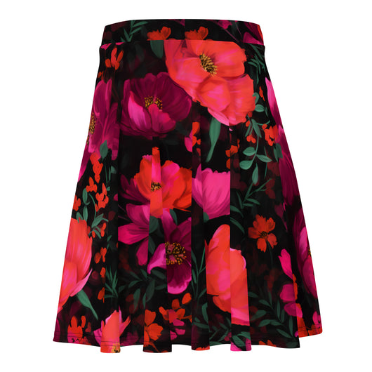 [Floral Bloom] Night Flora Skater Skirt Skirt The Hyper Culture