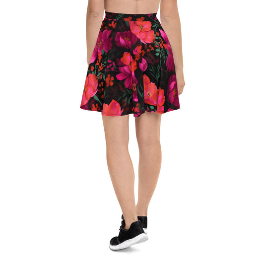 [Floral Bloom] Night Flora Skater Skirt Skirt The Hyper Culture
