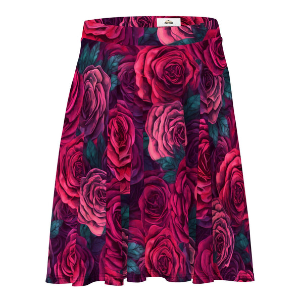 [Floral Bloom] Rose Skater Skirt Skirt The Hyper Culture