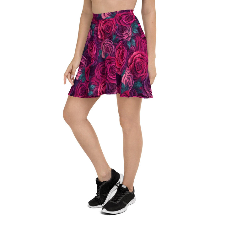 [Floral Bloom] Rose Skater Skirt Skirt The Hyper Culture