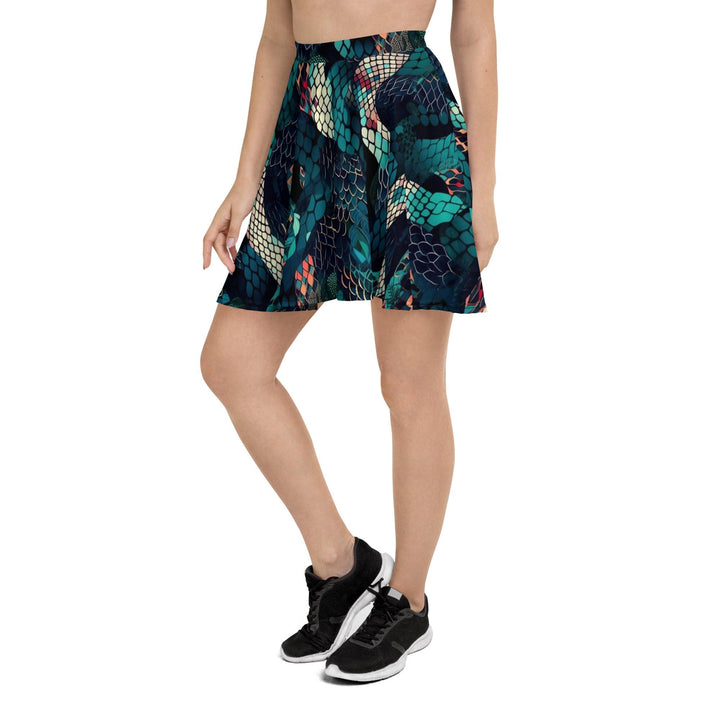 [Wild Side] Sleek n Scale Skater Skirt Skirt The Hyper Culture
