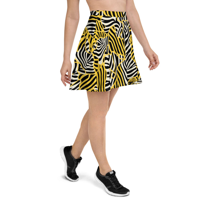 [Wild Side] Zebralicious Skater Skirt Skirt The Hyper Culture
