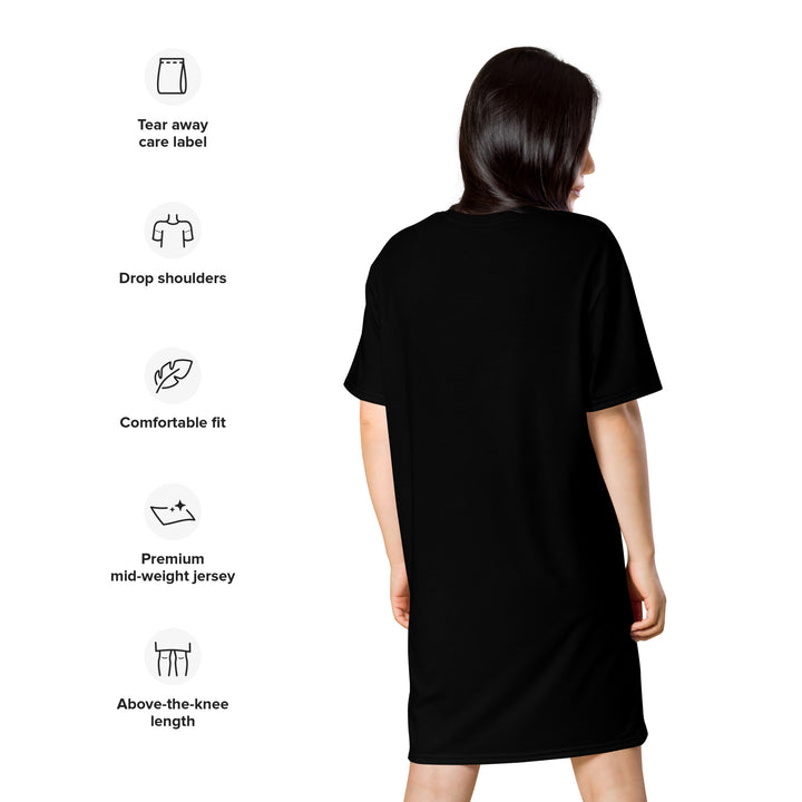 [GeoModa] Crystal Lass T-shirt dress Dress The Hyper Culture