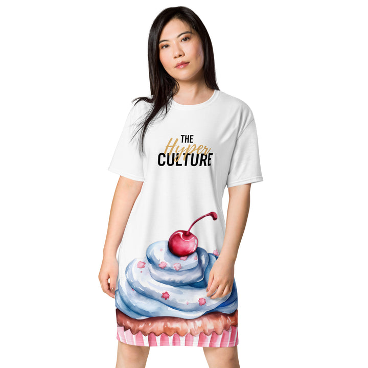 [Suga Rush] Cherry on Top T-shirt dress Dress The Hyper Culture