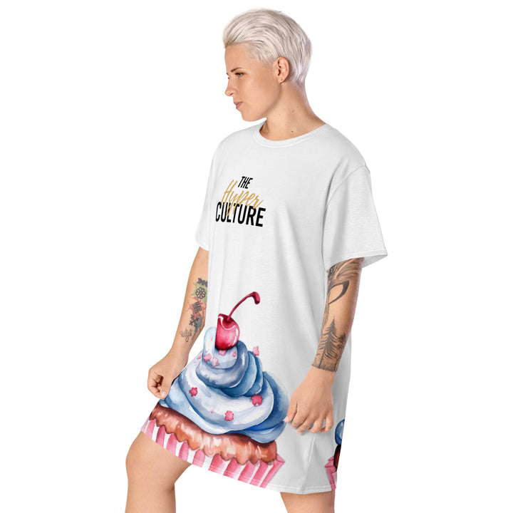 [Suga Rush] Cherry on Top T-shirt dress Dress The Hyper Culture