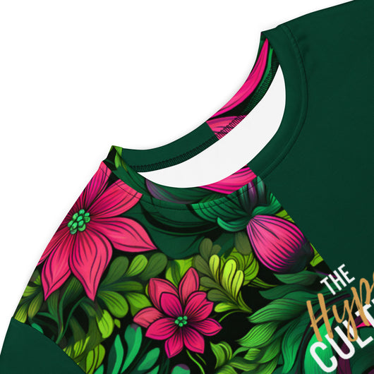 [Floral Bloom] Wild Flora T-shirt dress Dress The Hyper Culture