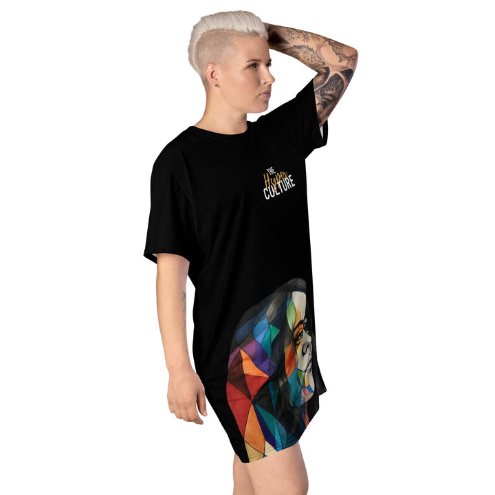 [GeoModa] Crystal Lass T-shirt dress Dress The Hyper Culture