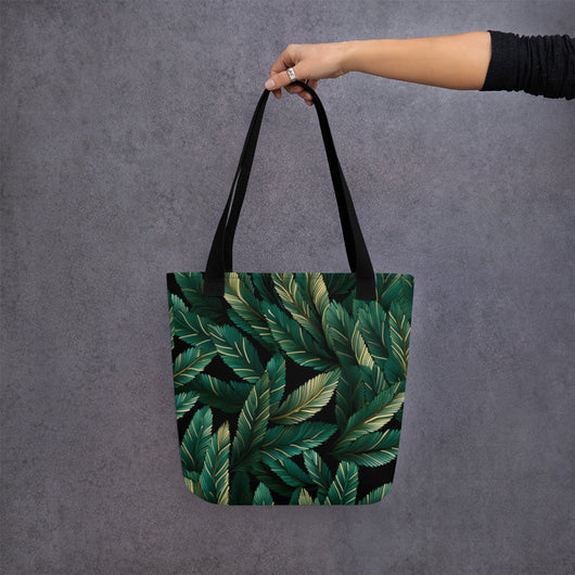 [Floral Bloom] Forest Greenie Tote bag Handbags The Hyper Culture