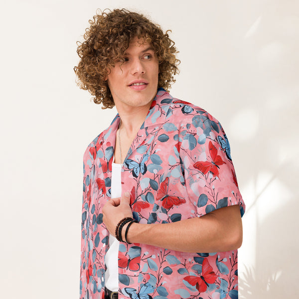 [Wild Side] Flutter Kiss Unisex Button Shirt
