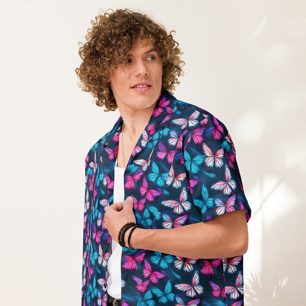 [Wild Side] Butterfly Effect Unisex Button Shirt
