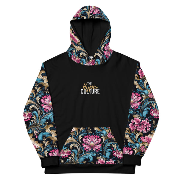 [Floral Bloom] Royal Flora Unisex Hoodie Hoodie The Hyper Culture