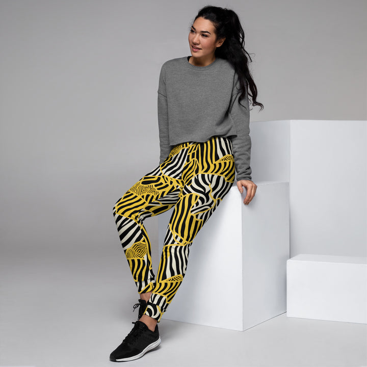 [Wild Side] Zebralicious Women's Joggers Joggers The Hyper Culture