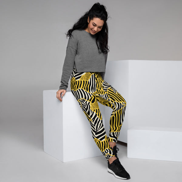 [Wild Side] Zebralicious Women's Joggers Joggers The Hyper Culture