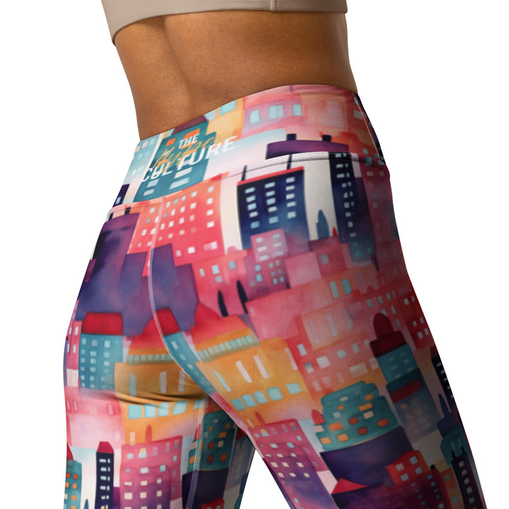 [Odyssey Chic] Talkin Cities Yoga Leggings Leggings The Hyper Culture