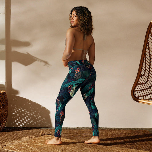 [Wild Side] Slick n Scale Yoga Leggings Leggings The Hyper Culture