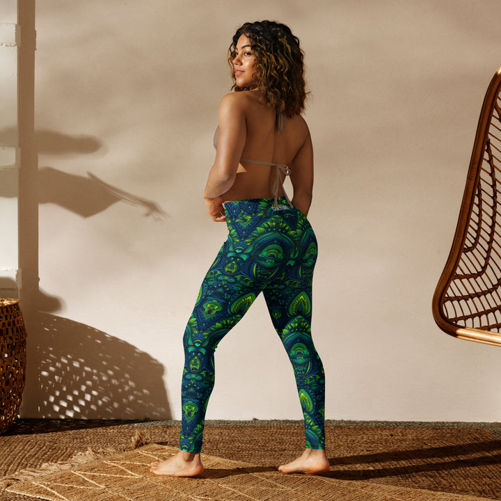 [Luxe Chic] Aqua Nouveau Yoga Leggings Leggings The Hyper Culture