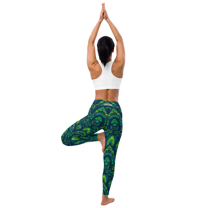 [Luxe Chic] Aqua Nouveau Yoga Leggings Leggings The Hyper Culture
