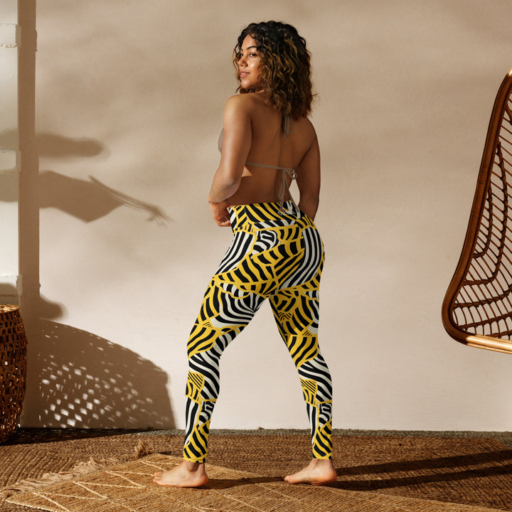 [Wild Side] Zebralicious Yoga Leggings Leggings The Hyper Culture