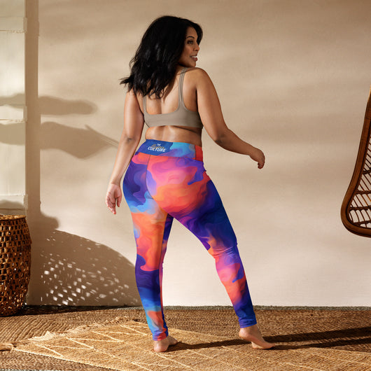 [Luxe Chic] Flamin Hot Yoga Leggings Leggings The Hyper Culture