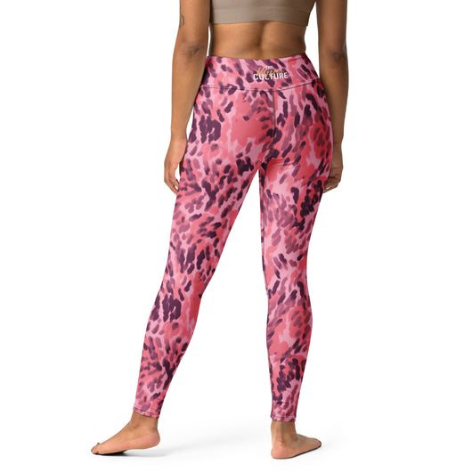 [Wild Side] Pinkie Spots Yoga Leggings Leggings The Hyper Culture