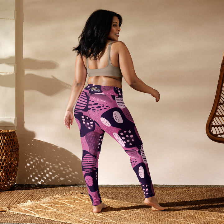 [GeoModa] Flintstones Jazz Yoga Leggings Leggings The Hyper Culture