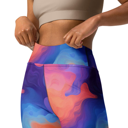 [Luxe Chic] Flamin Hot Yoga Leggings Leggings The Hyper Culture