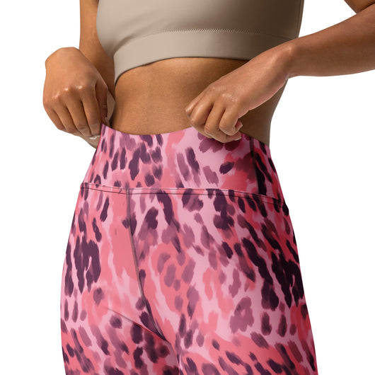 [Wild Side] Pinkie Spots Yoga Leggings Leggings The Hyper Culture