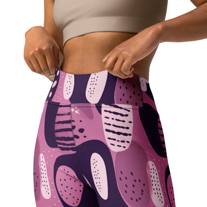 [GeoModa] Flintstones Jazz Yoga Leggings Leggings The Hyper Culture