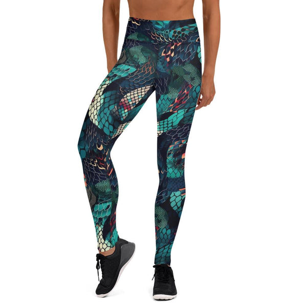 [Wild Side] Slick n Scale Yoga Leggings Leggings The Hyper Culture