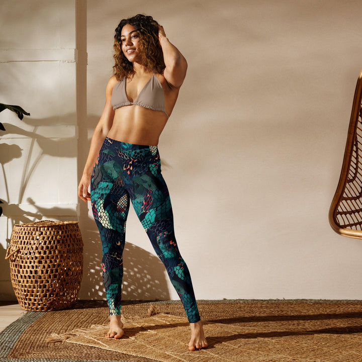 [Wild Side] Slick n Scale Yoga Leggings Leggings The Hyper Culture