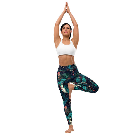 [Wild Side] Slick n Scale Yoga Leggings Leggings The Hyper Culture