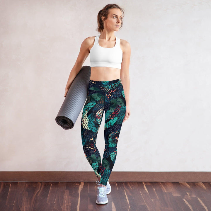 [Wild Side] Slick n Scale Yoga Leggings Leggings The Hyper Culture