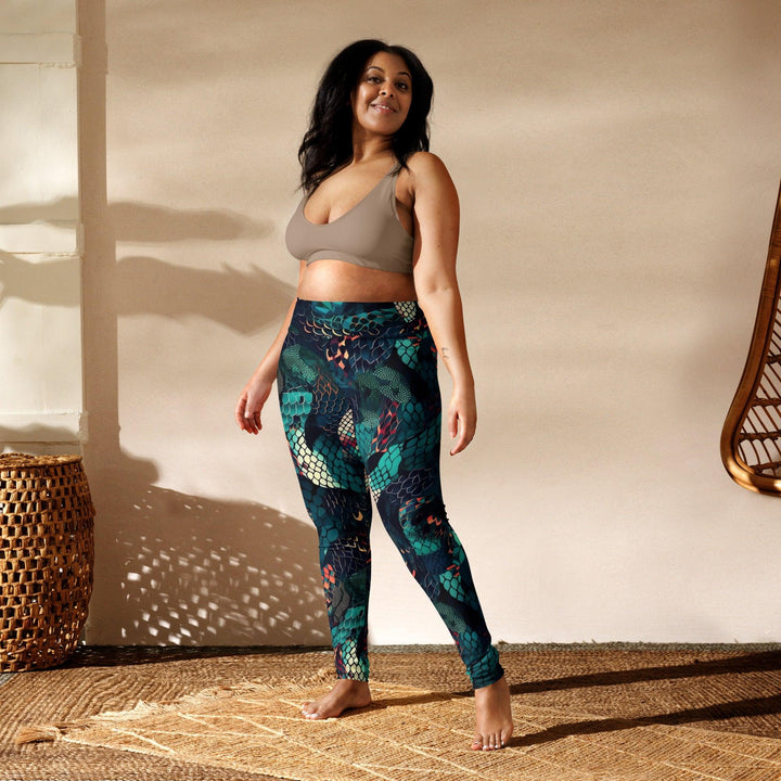 [Wild Side] Slick n Scale Yoga Leggings Leggings The Hyper Culture