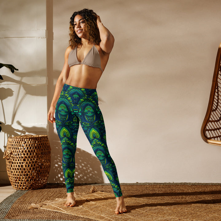 [Luxe Chic] Aqua Nouveau Yoga Leggings Leggings The Hyper Culture