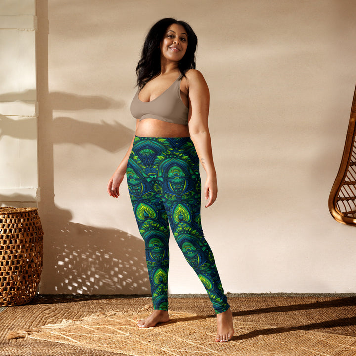 [Luxe Chic] Aqua Nouveau Yoga Leggings Leggings The Hyper Culture