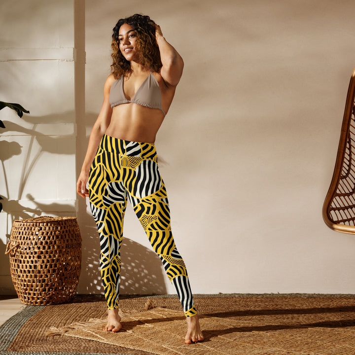 [Wild Side] Zebralicious Yoga Leggings Leggings The Hyper Culture