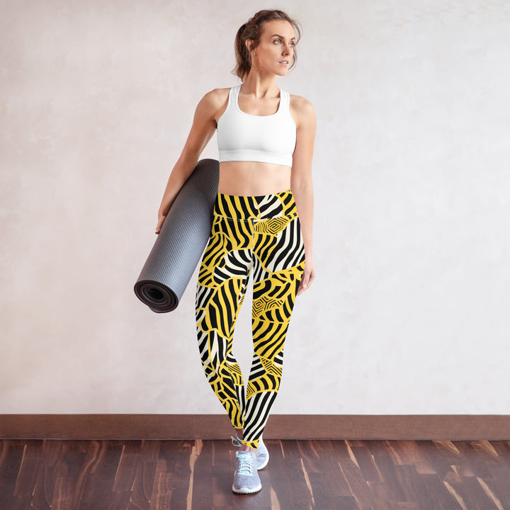 [Wild Side] Zebralicious Yoga Leggings Leggings The Hyper Culture