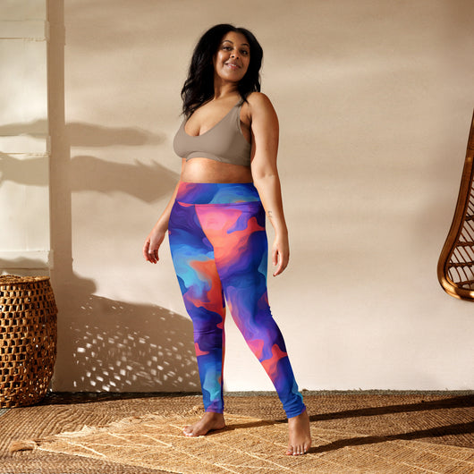 [Luxe Chic] Flamin Hot Yoga Leggings Leggings The Hyper Culture