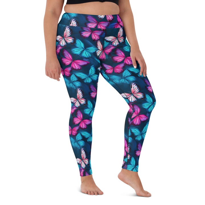 [Wild Side] Butterfly Effect Yoga Leggings Leggings The Hyper Culture