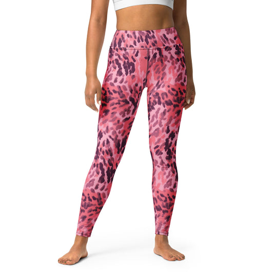 [Wild Side] Pinkie Spots Yoga Leggings Leggings The Hyper Culture