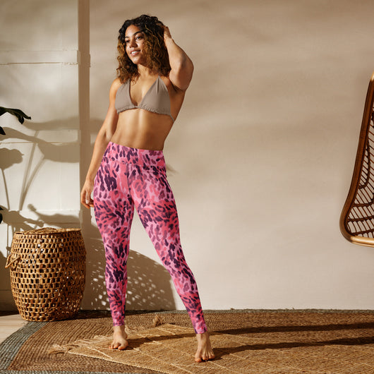 [Wild Side] Pinkie Spots Yoga Leggings Leggings The Hyper Culture