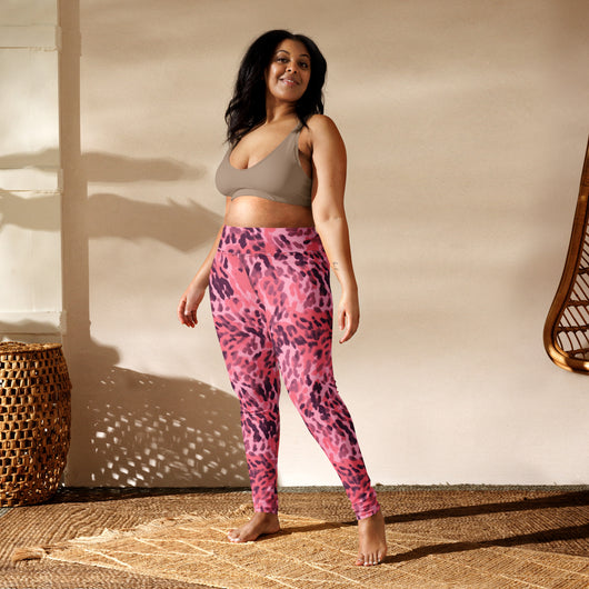 [Wild Side] Pinkie Spots Yoga Leggings Leggings The Hyper Culture